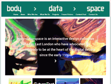 Tablet Screenshot of bodydataspace.net